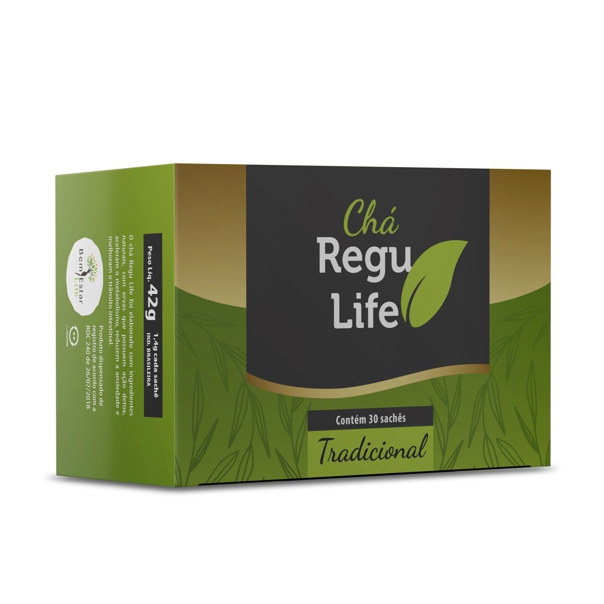 CHÁ REGU LIFE 30 SACHET  - TRADICIONAL