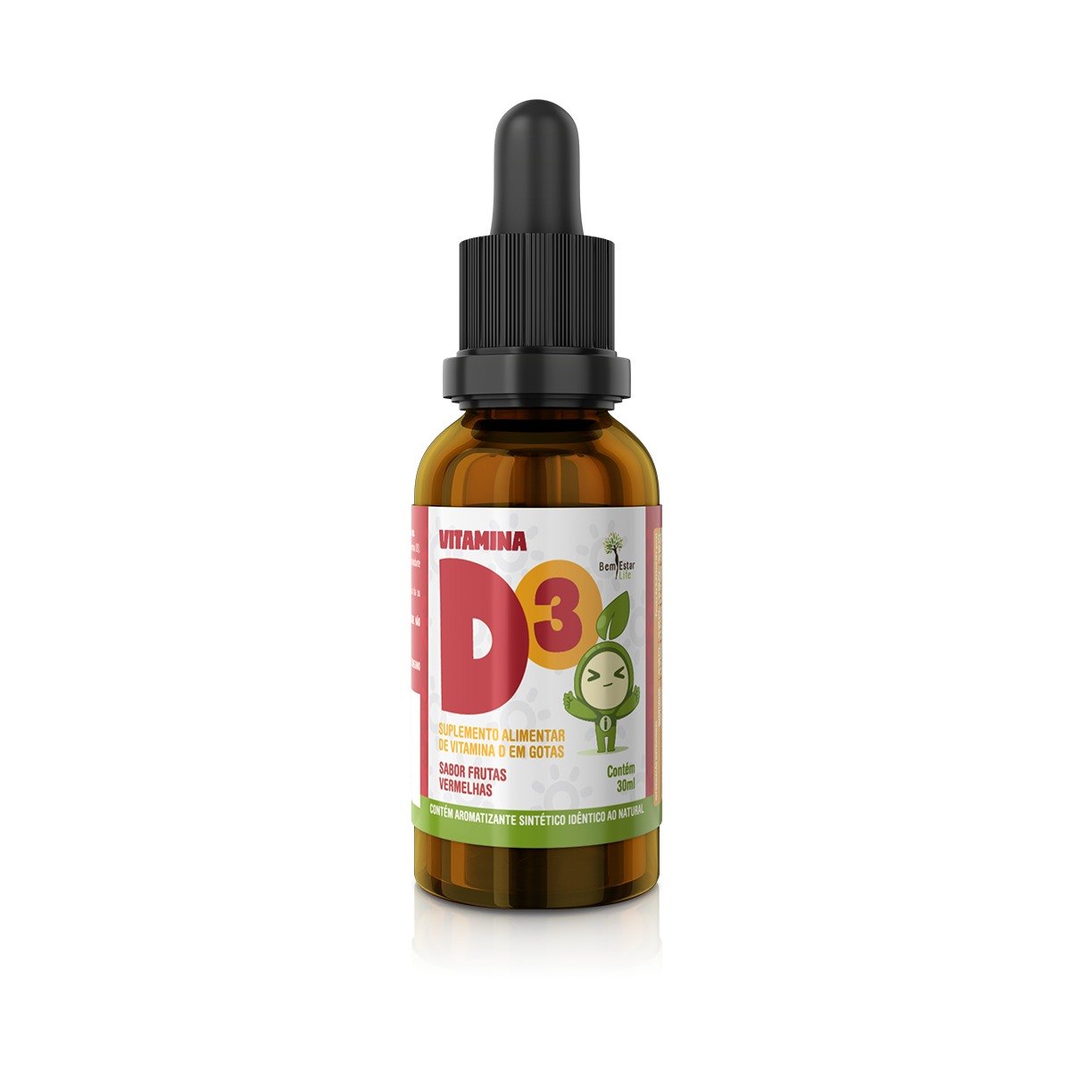 VITAMINA D3 KIDS - GOTA- SABOR FRUTAS VERMELHAS