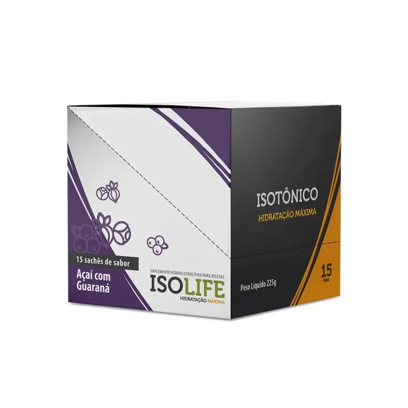 ISOLIFE - ISOTONICO - 15 SACHET  AÇAI COM GUARANÁ